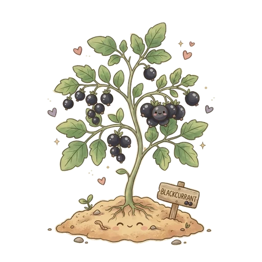 Illustration of blackcurrant