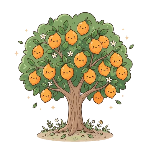 Illustration of cumquat