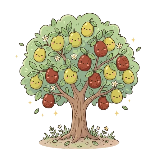 Illustration of jujube