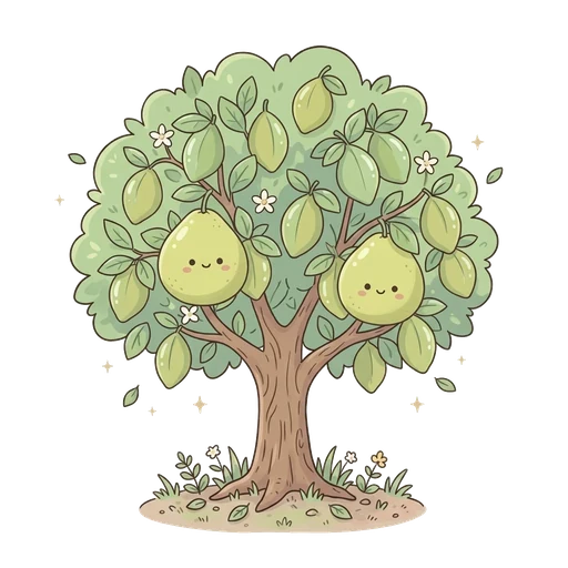 Illustration of pomelo