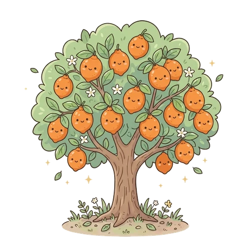 Illustration of tangelo