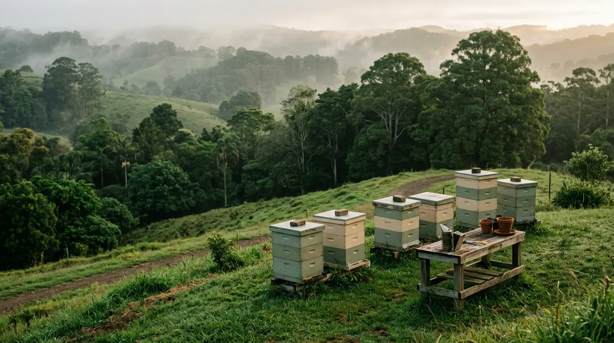Hives on a Northern Rivers hillside