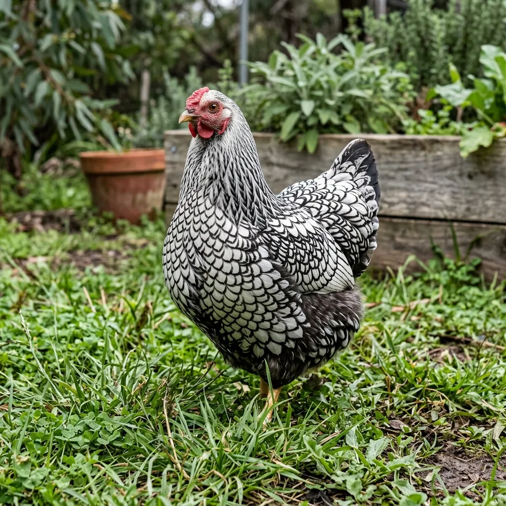 Wyandotte chicken