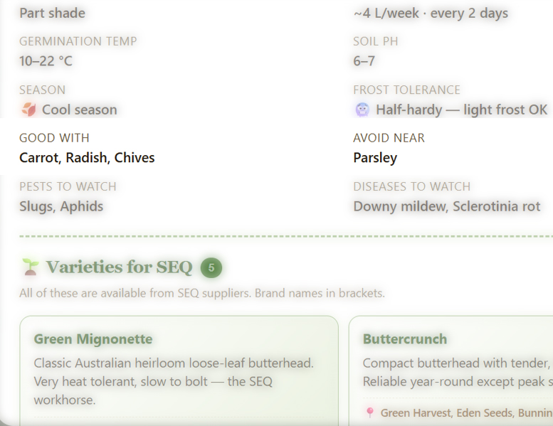 Companion planting conflict warning in garden bed