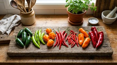 Chillies by heat
