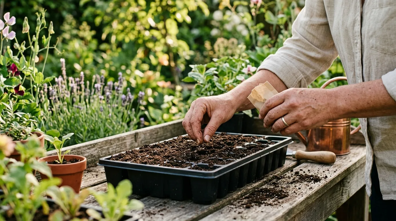 Seed trays with patchy germination
