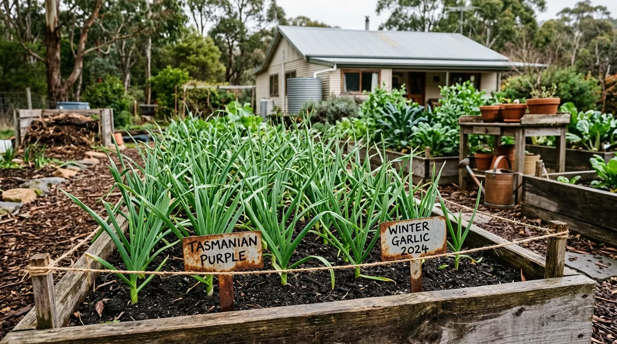 Growing Garlic in Tasmania