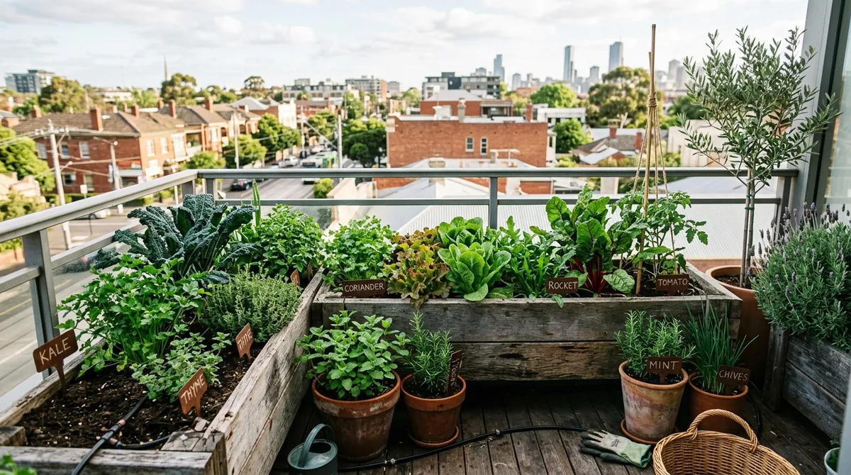 Balcony Vegetable Gardening in Melbourne