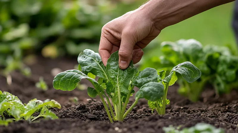 Bunch of cut silverbeet