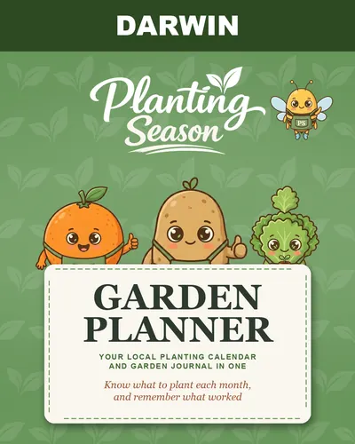 Cover of the Darwin Garden Planner