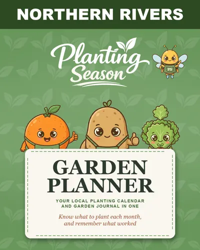 Cover of the Northern Rivers Garden Planner