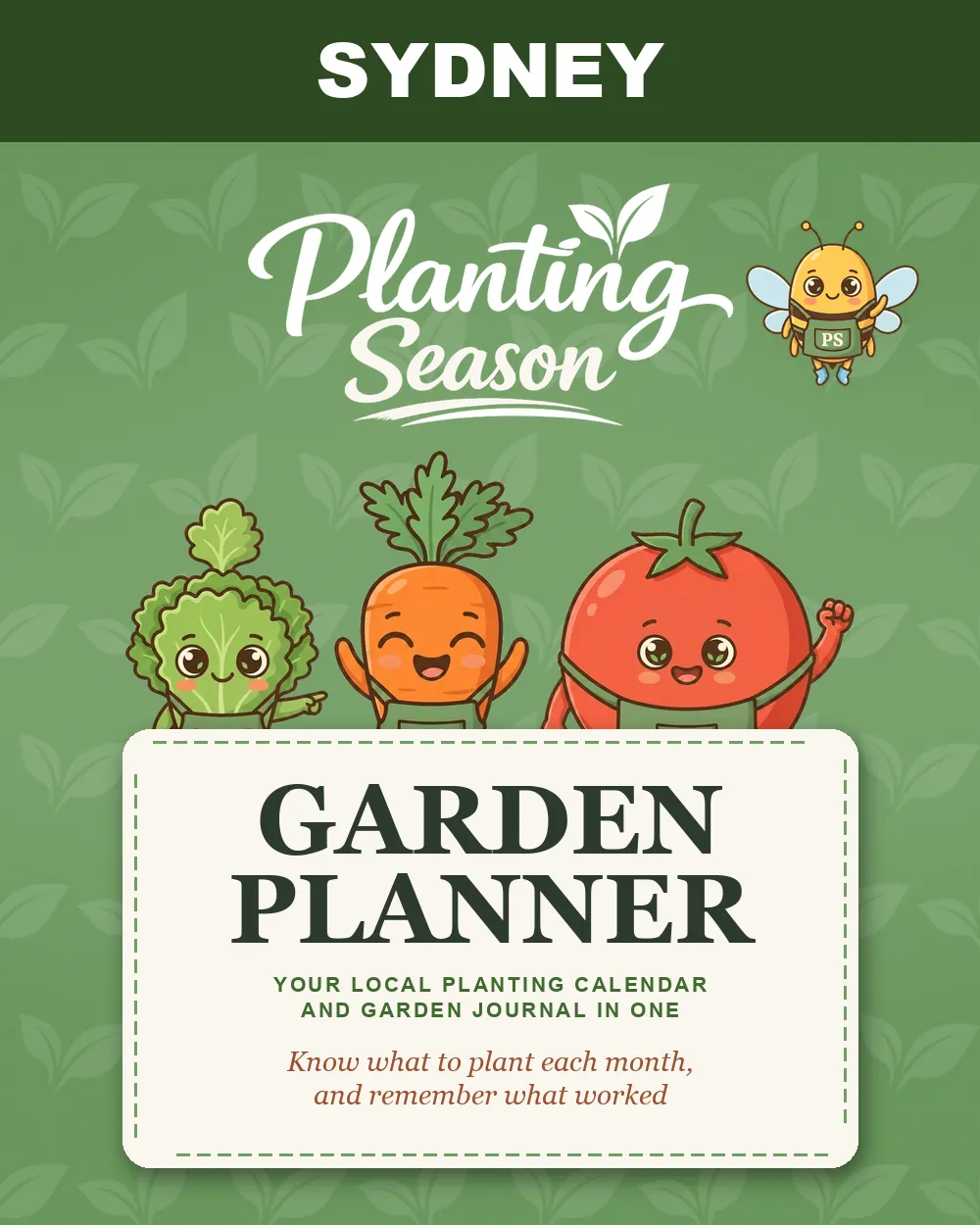 Cover of the Sydney Garden Planner by Planting Season